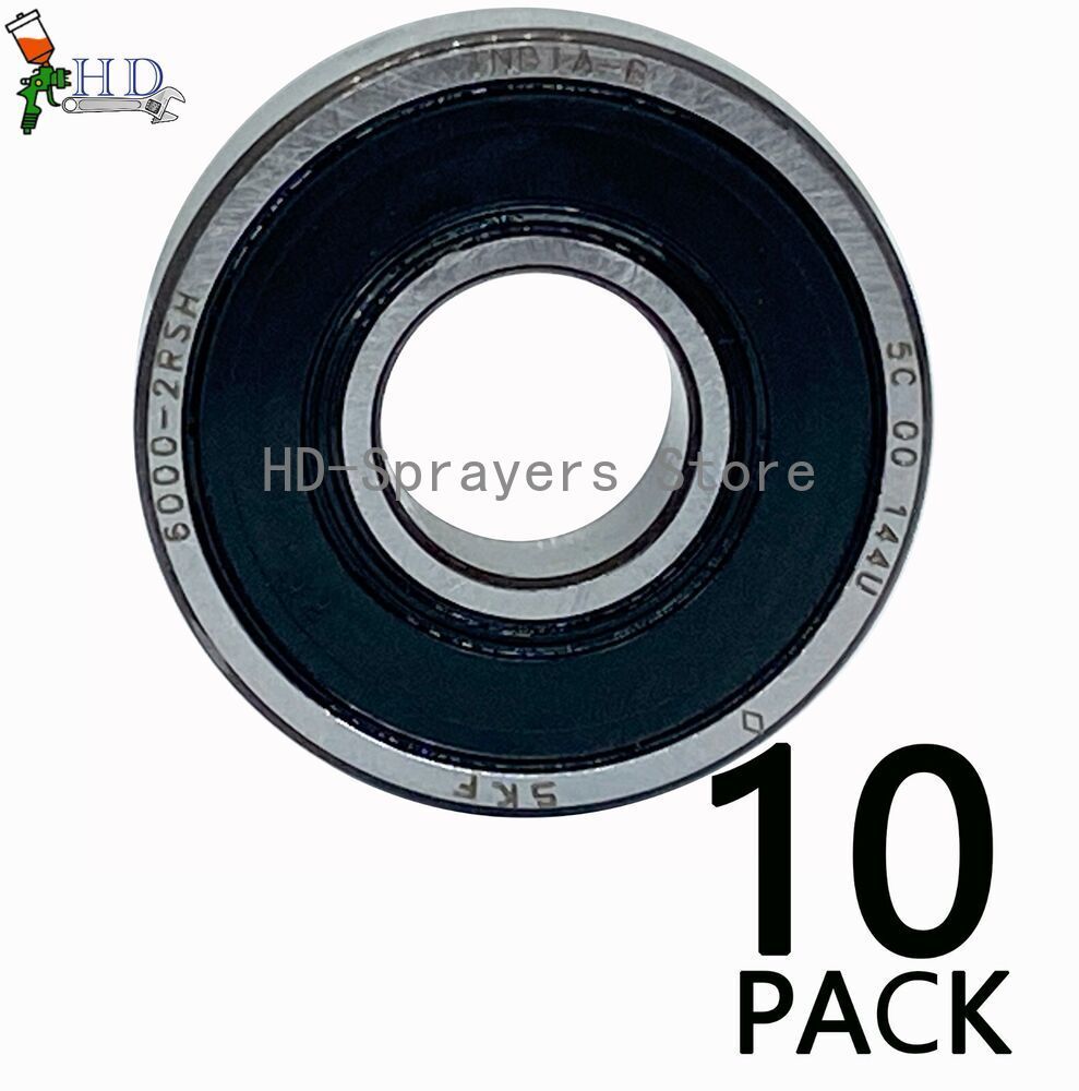 10PCS NEW SKF 6000-2RSH 10X26X8MM Double Rubber Seal Bearings