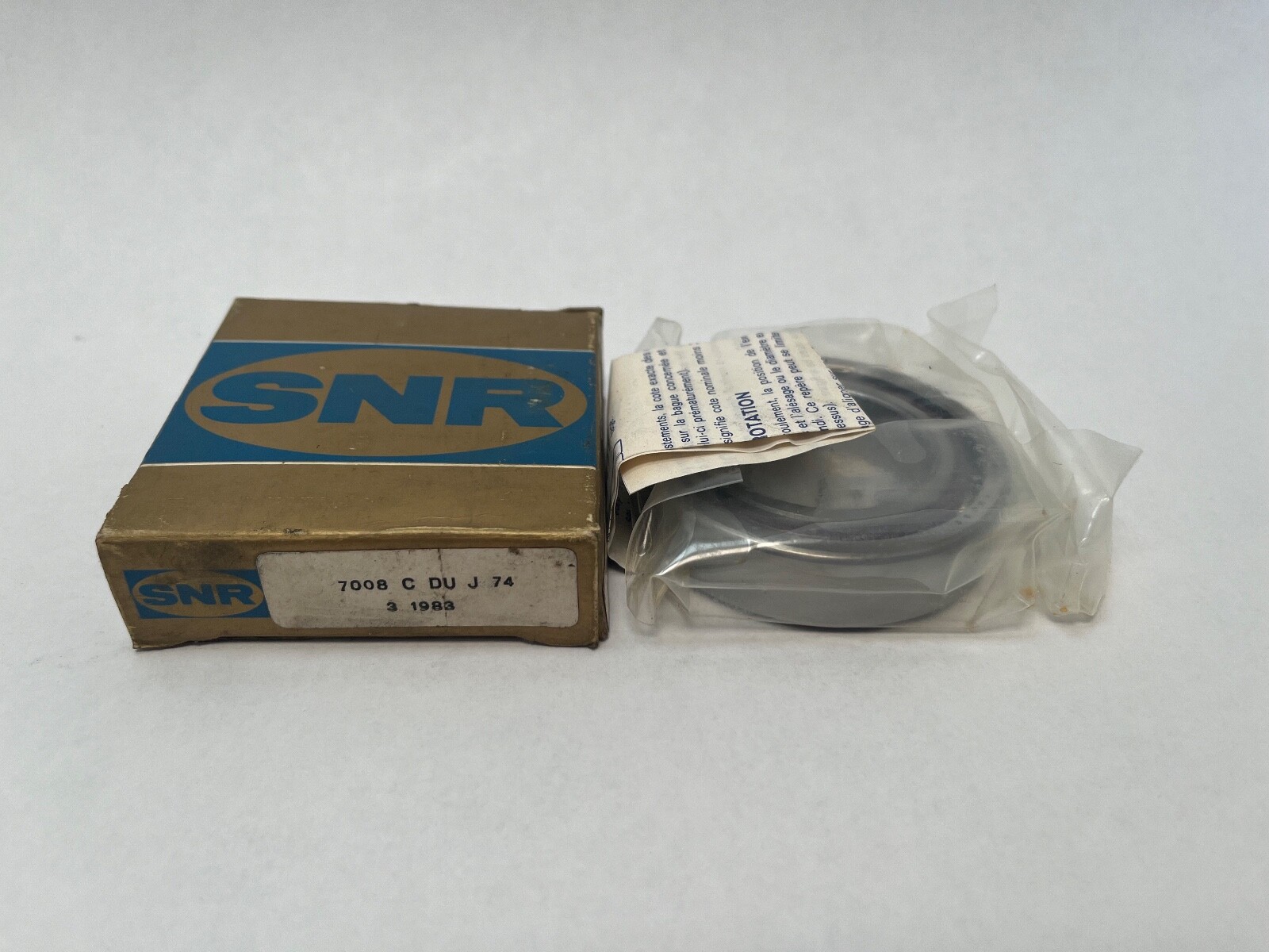 SNR 7008CDUJ74-1/2PR Bearing 40x68x15 mm 7008-C-T-DUL-P4 7008-C-DU-J74 France