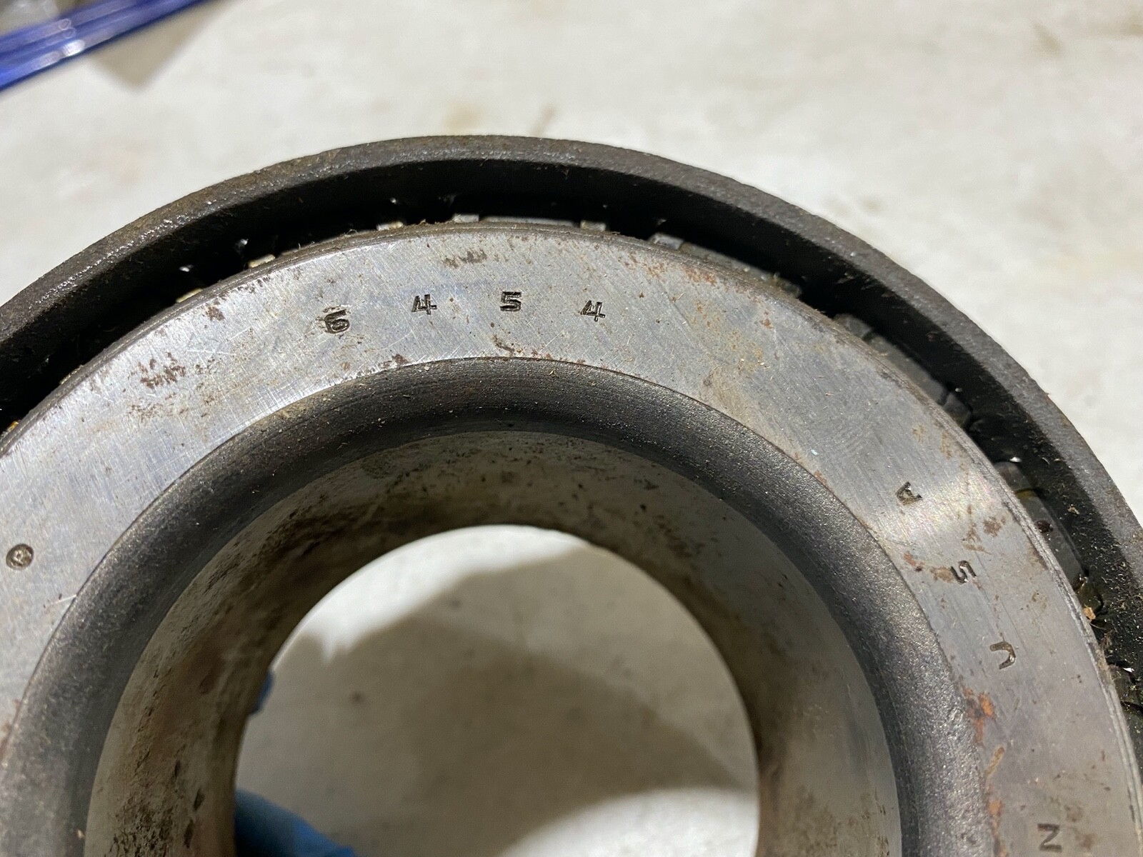One (1) Timken 6454 Tapered Roller Bearing Cone, used? no box