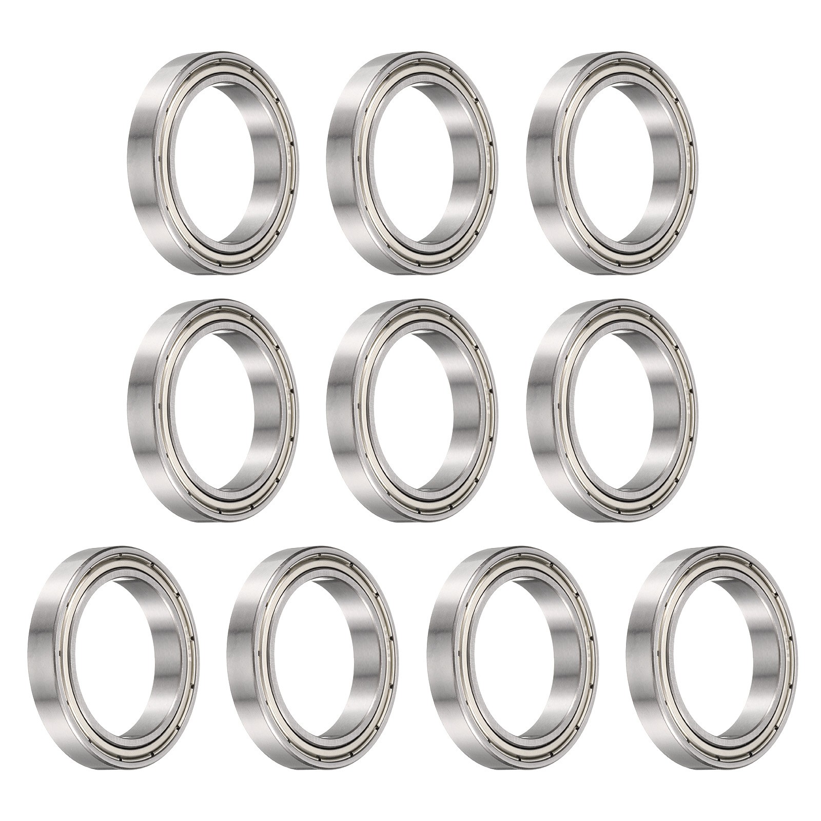 10pcs 6806ZZ Ball Bearing 30x42x7mm, Chrome Steel Shielded, P6 (ABEC 3)