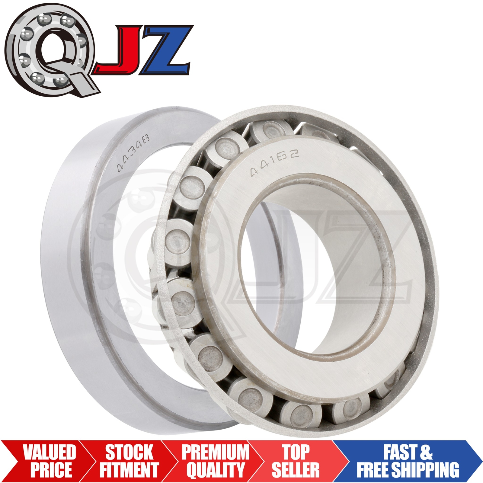 [Qty.1] 44162-44348 Tapered Roller Bearing Set Cup & Cone [1-5/8″ ID x 1.0″ W]