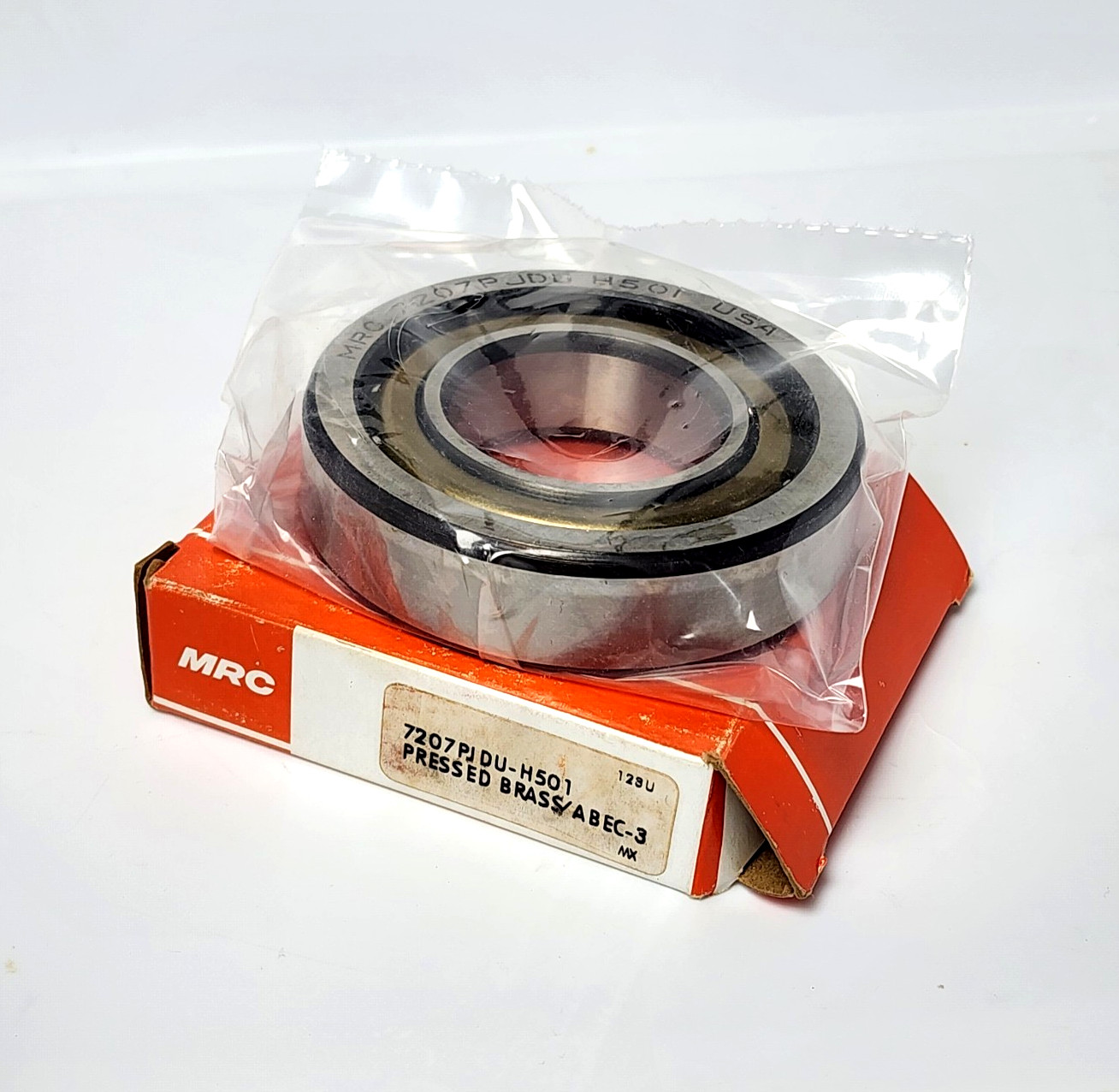 New MRC 7207 PJDU-H501 Pressed Brass Angular Contact Bearing 35mm x 72mm x 17mm