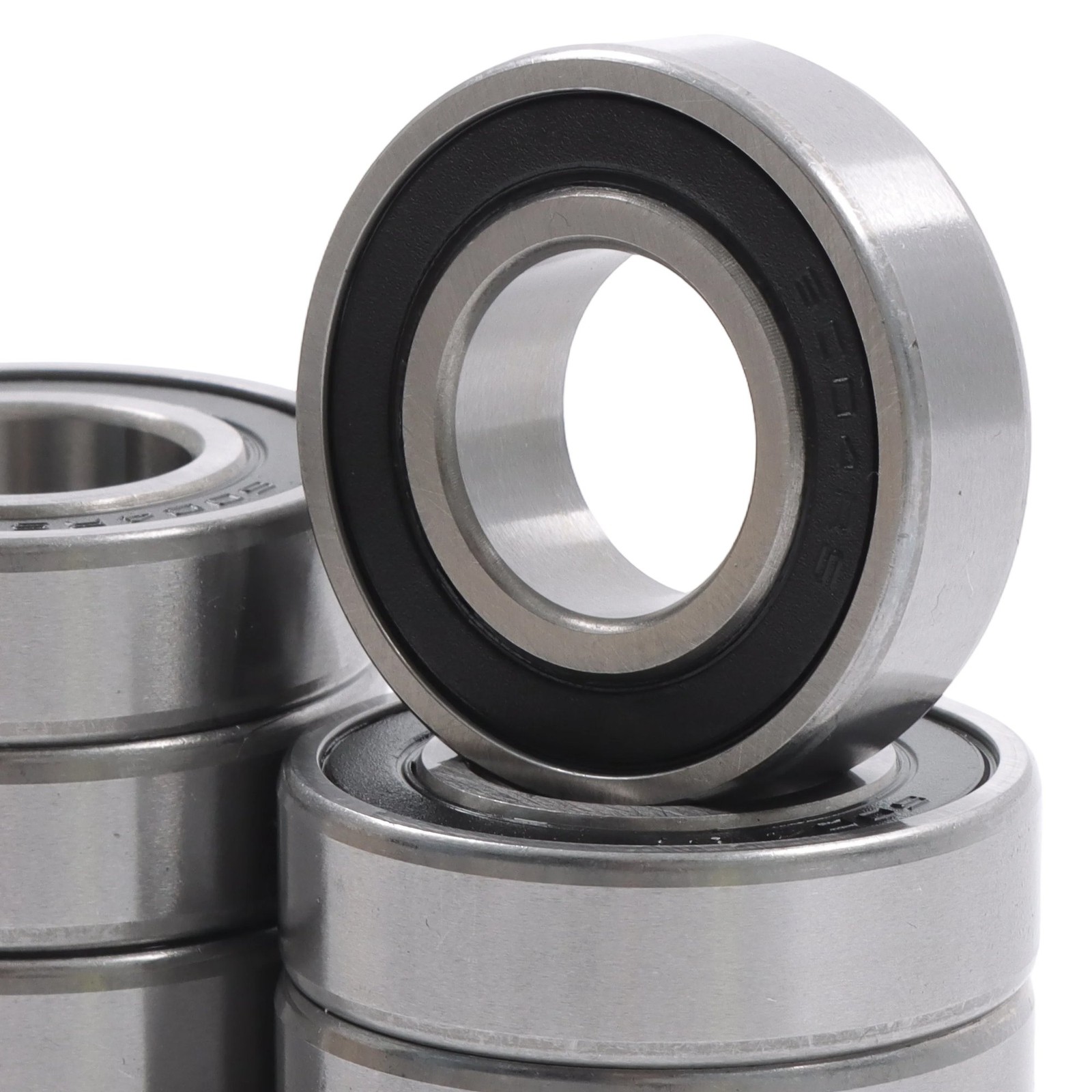Premium Rubber Sealed Industrial Grade 10 Pcs 6004-2RS C3 Bearing 20x42x12mm