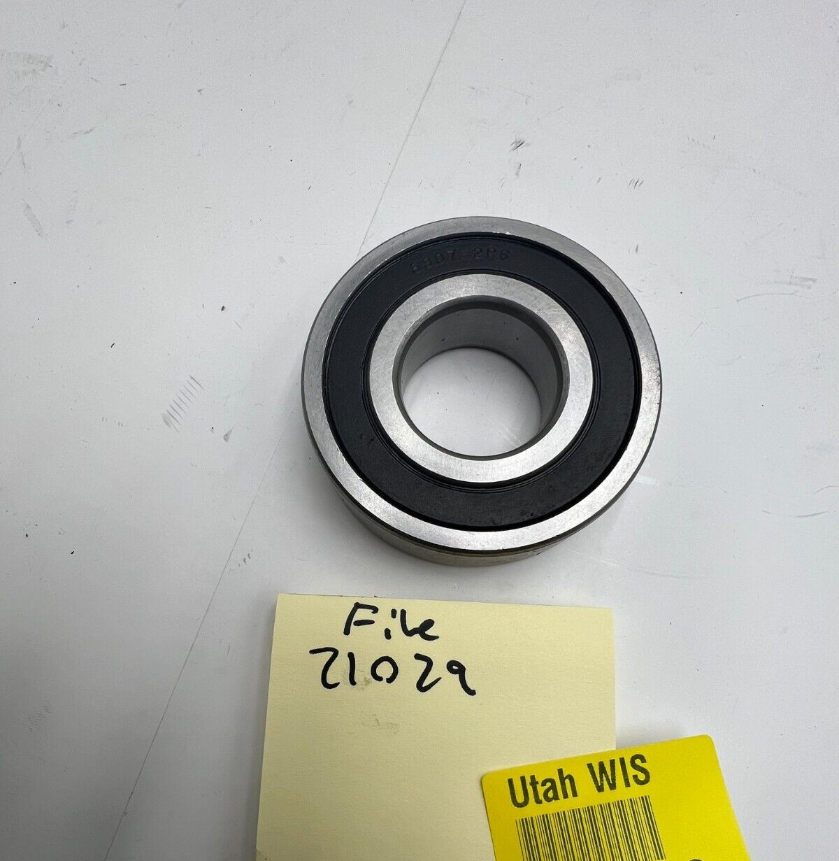 QTY 6 Rubber Seal Ball Bearing 6307-2RS 35x80x21 Heavy Duty Black Silver for SKF