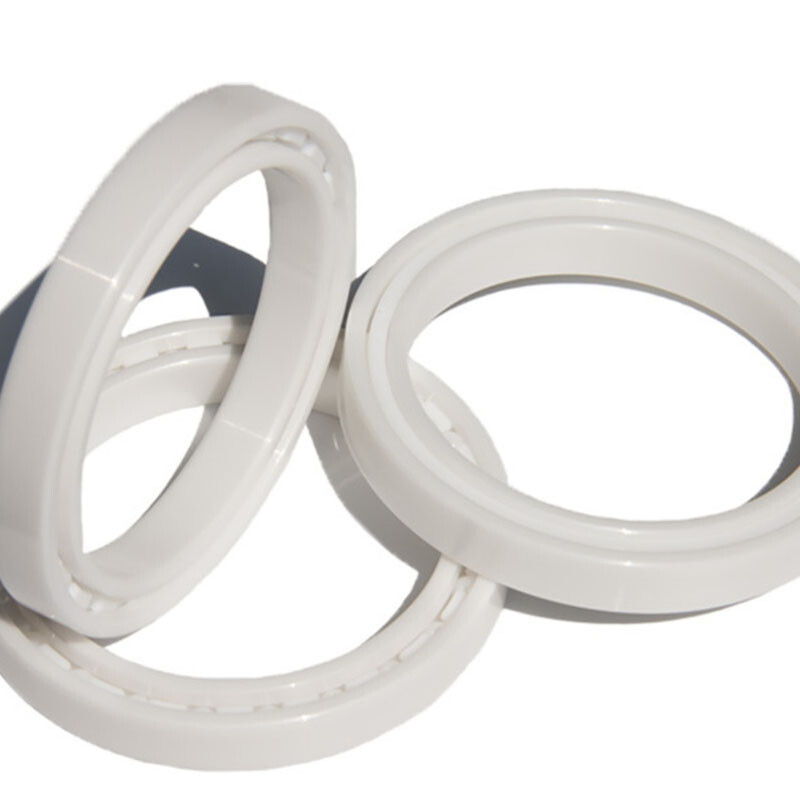 Zirconia All Ceramic Bearing Thin Wall with PTFE Retainer Non-Magnetic Insulated
