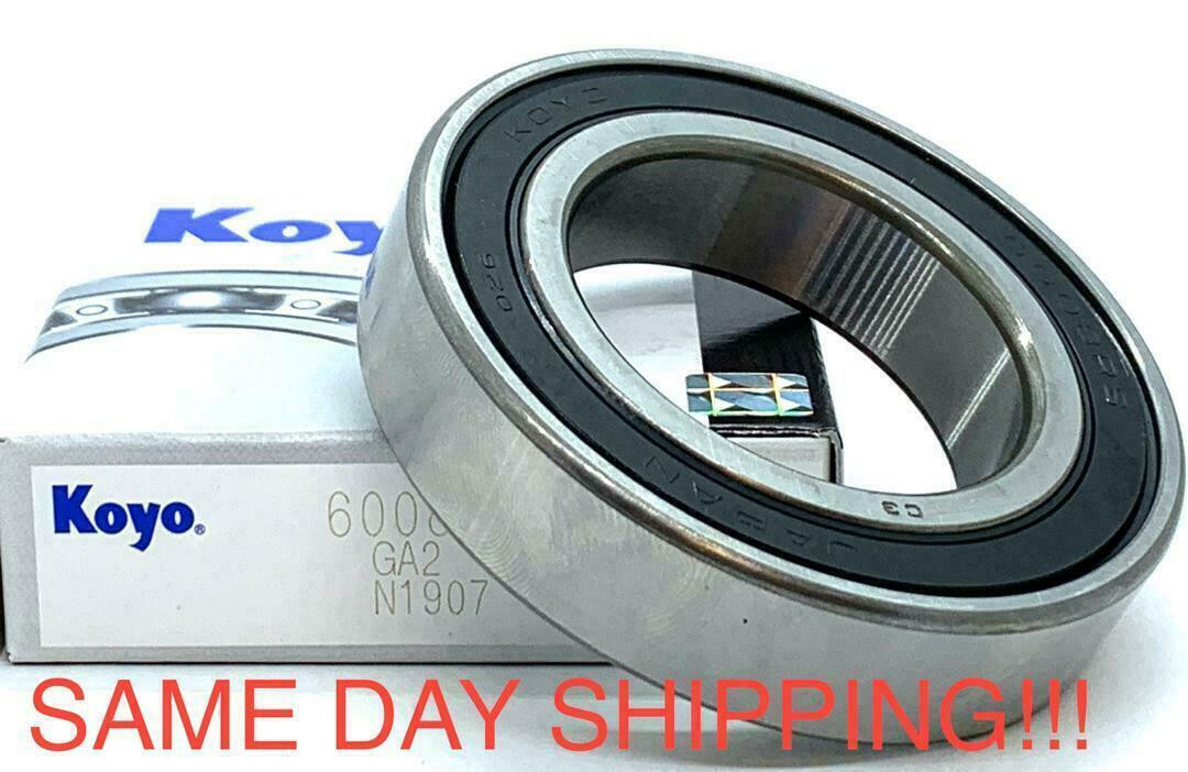 KOYO 6008 2RSC3 Deep Groove Ball Bearings 40x68x15mm 6008 RS SAME DAY SHIPPING!!