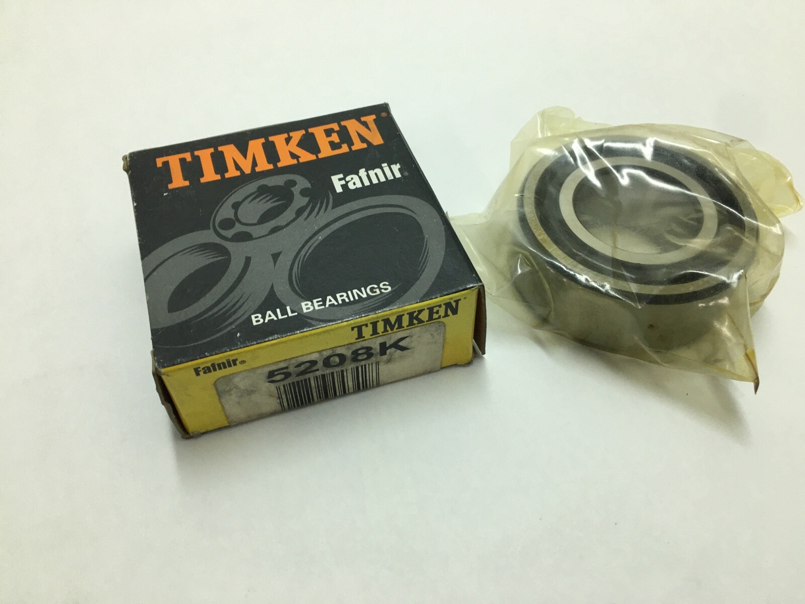 TIMKEN 5208K ANGULAR CONTACT BEARING 40mmx80mmx1-3/16″ 5208 K USA