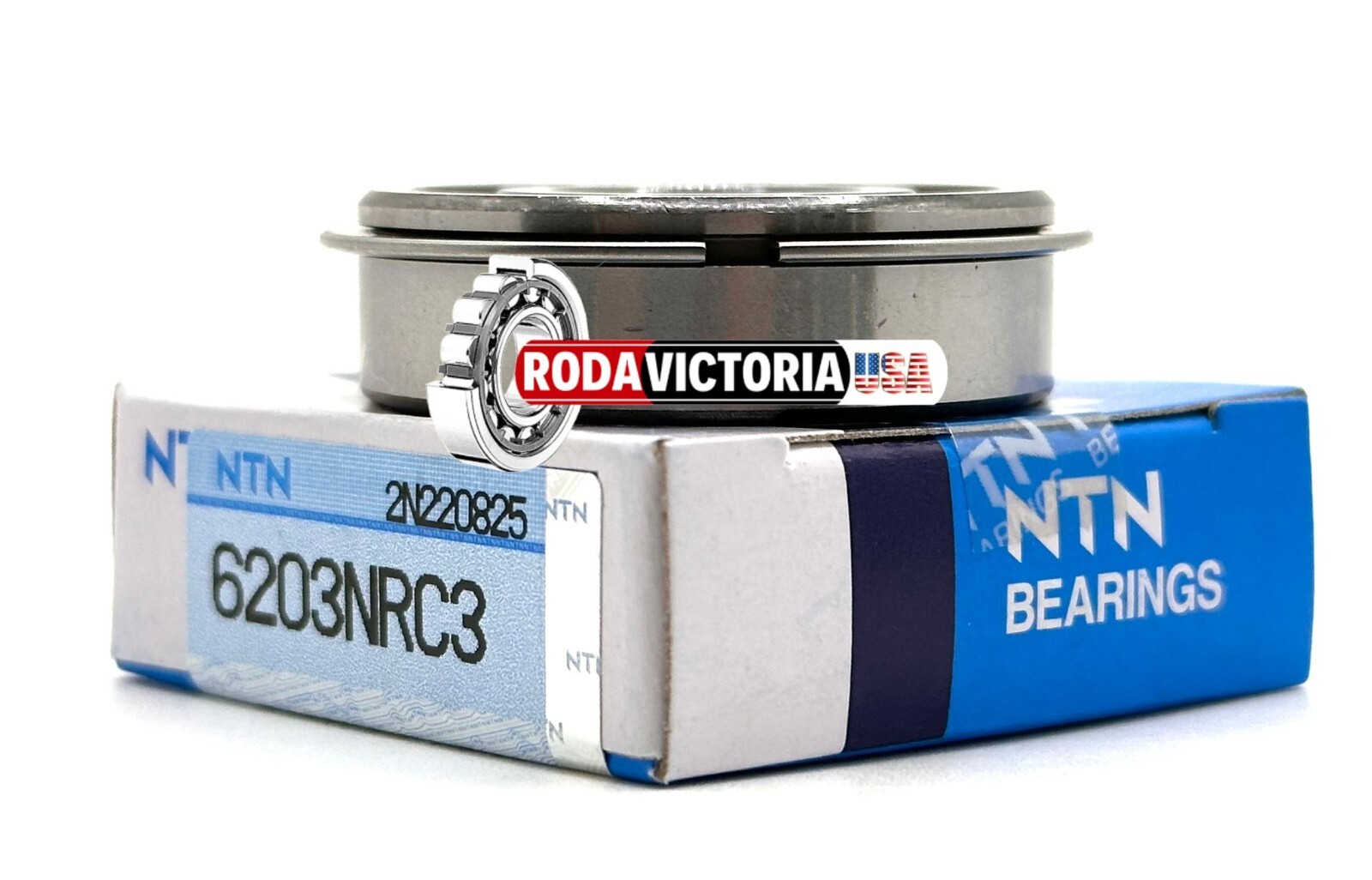 NTN JAPAN 6203 NR C3 BALL BEARING, OPEN TYPE + SNAP RING 17x40x12mm