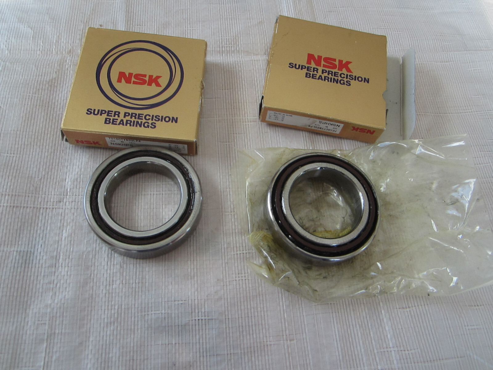 NSK 7010CTYNSULP4 SPINDLE BEARING LOT OF 2