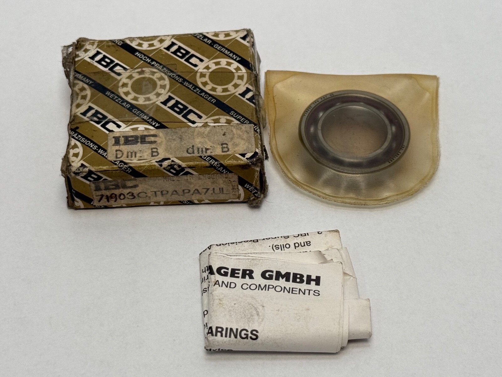 IBC 71908CTPAPA7UL Bearing 7903-C 71908-C-TPA-PA7-UL 17x30x7 mm ABEC7