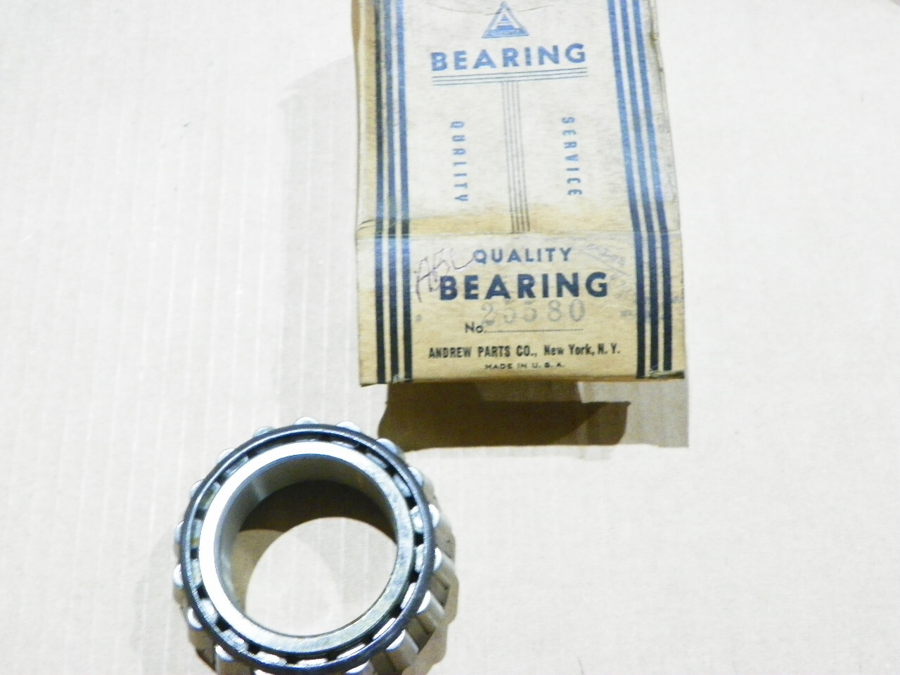 ABC Tapered Roller Bearing Cone #25580 NOS Made in USA