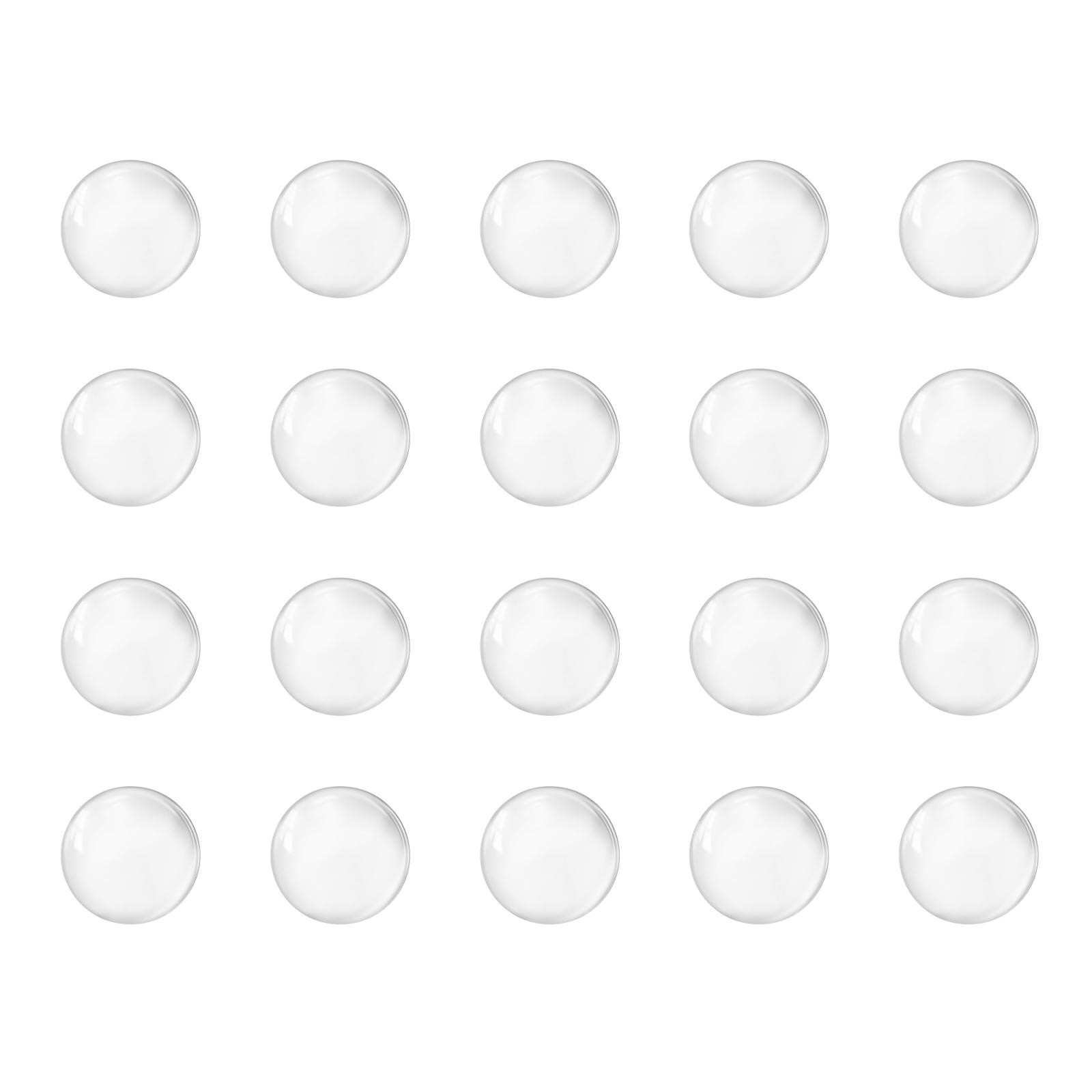 100pcs 7mm Solid Round Clear Glass Ball Boiling Stones Soda Lime Glass Beads