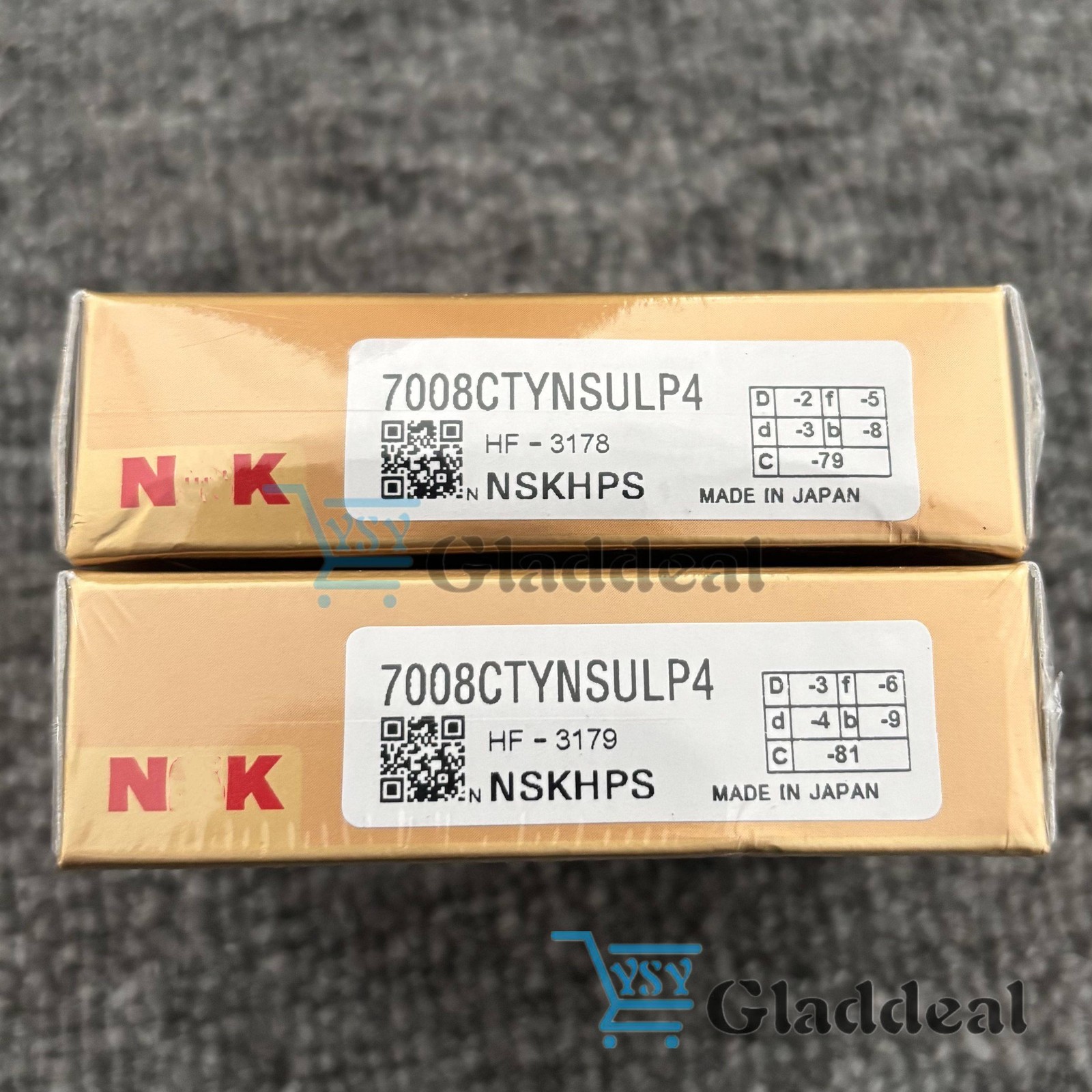 New Set of Two Abec-7 Super Precision Spindle Bearings For NSK 7008CTYNSULP4