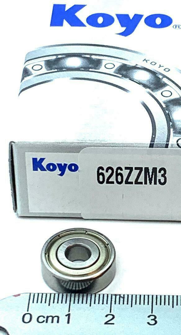 KOYO 626-ZZ Mini Deep Groove Ball Bearings 6x19x6mm 626ZZ SAME DAY SHIPPING !!!
