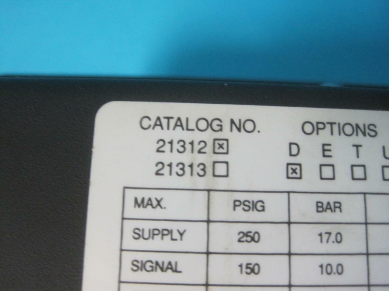 Fairchild Pneumatic Air Booster Valve Adjustable Ratio Cat no. 31312 250 PSIG