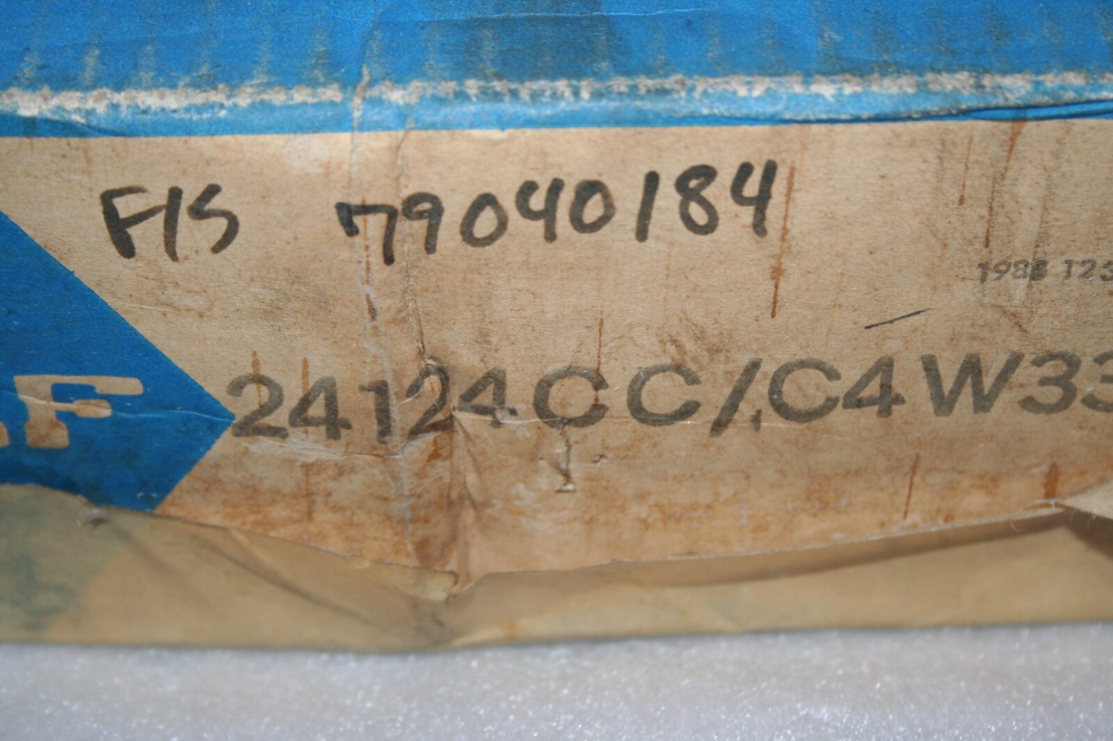 SKF 24124 CC/C4W33 Spherical Roller Bearing 120 X 200 X 80mm * NEW *