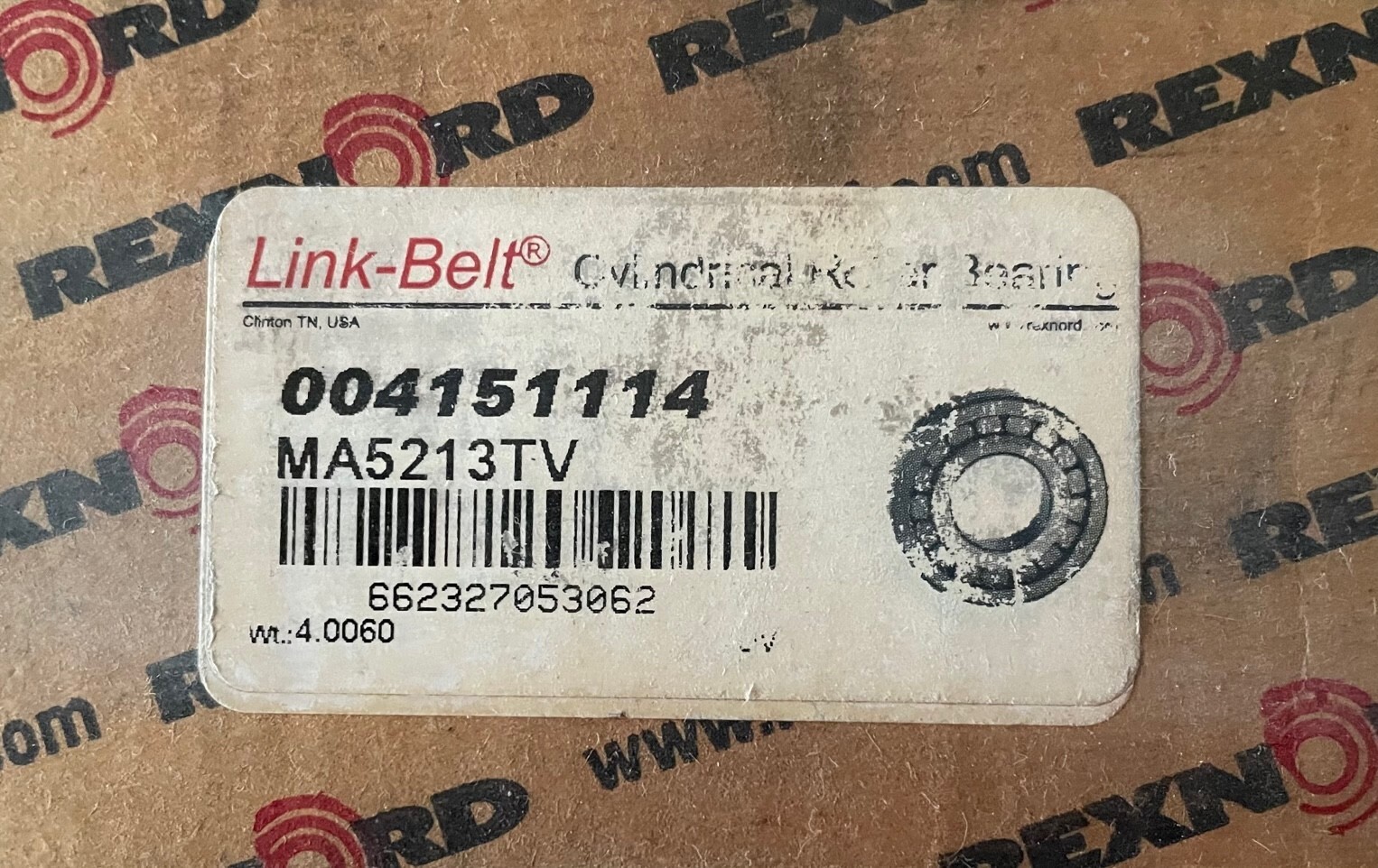 MA5213TV LINK-BELT (REXNORD) BEARING