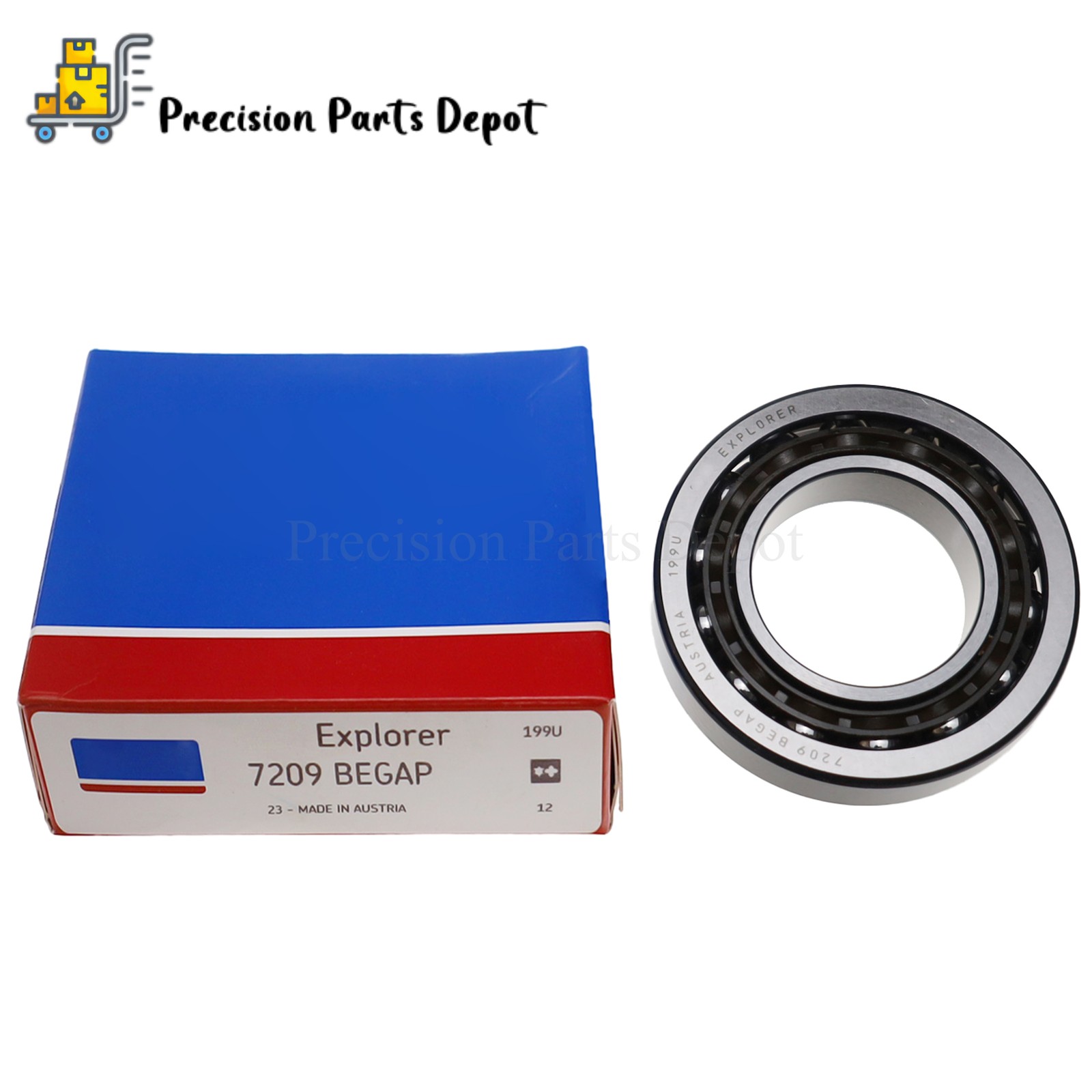 NEW For SKF 7209 BEGAP Angular Contact Ball Bearing 45x85x19 mm US