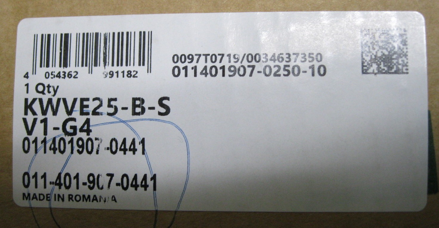 INA KWVE25-B-S V1-G4 Linear Plain Unit