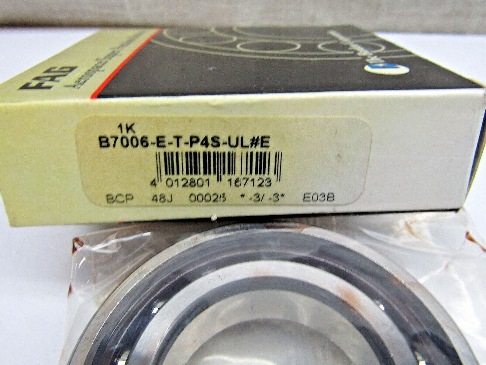 FAG Barden B7006-E-T-P4S Precision Angular Contact Bearing 30mm X 55mm X 13mm