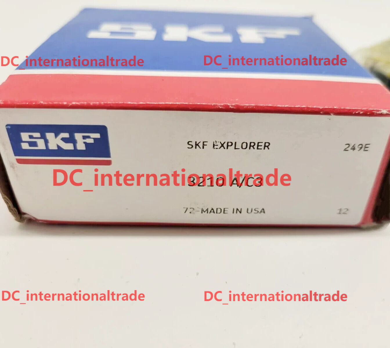 NEW SKF 3210 A/C3 double row angular contact ball bearing 1PCS #PA