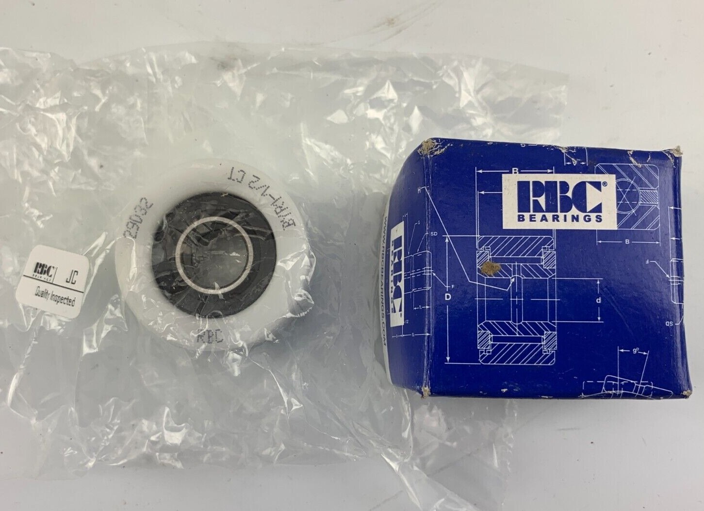 RBC Bearings Cylindrical Yoke Roller – C93118 – 1/2″ Bore x 7/8″ x 1-1/2″