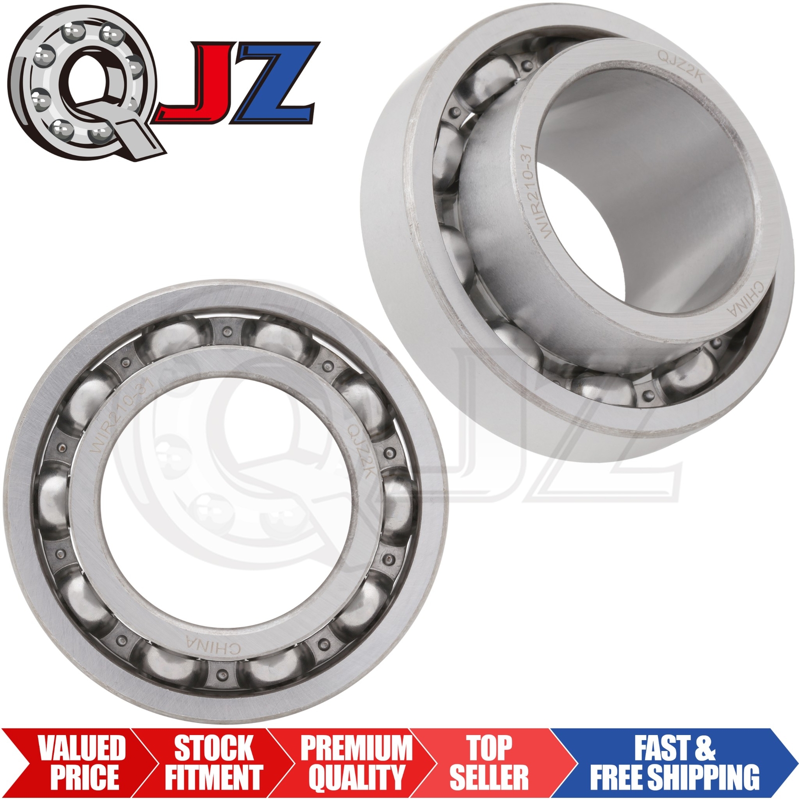 [Qty.2] WIR210-31 Agricultural Machinery Bearing [49.2mm ID x 90mm OD x 20mm W]