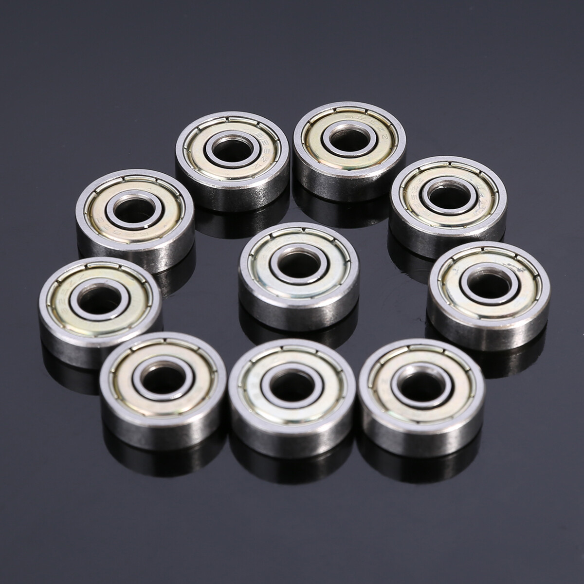 10PCS Bearing Carbon Steel Mini Ball Bearing Miniature Bearings Deep Groove