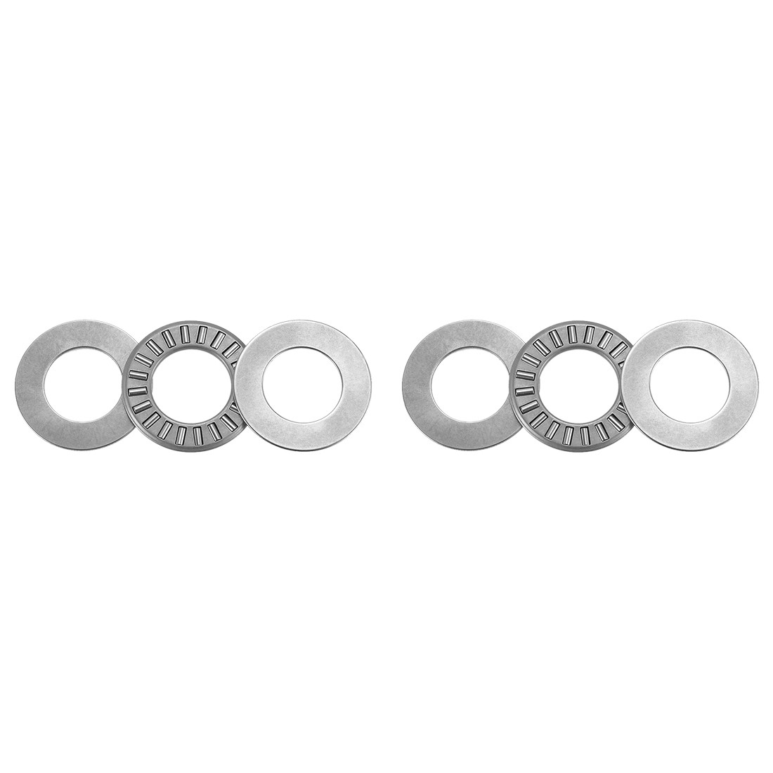 2PACK 5/8 x 1-1/8 x 5/64-inch Thrust Needle Roller Bearings NTA1018 with Washer