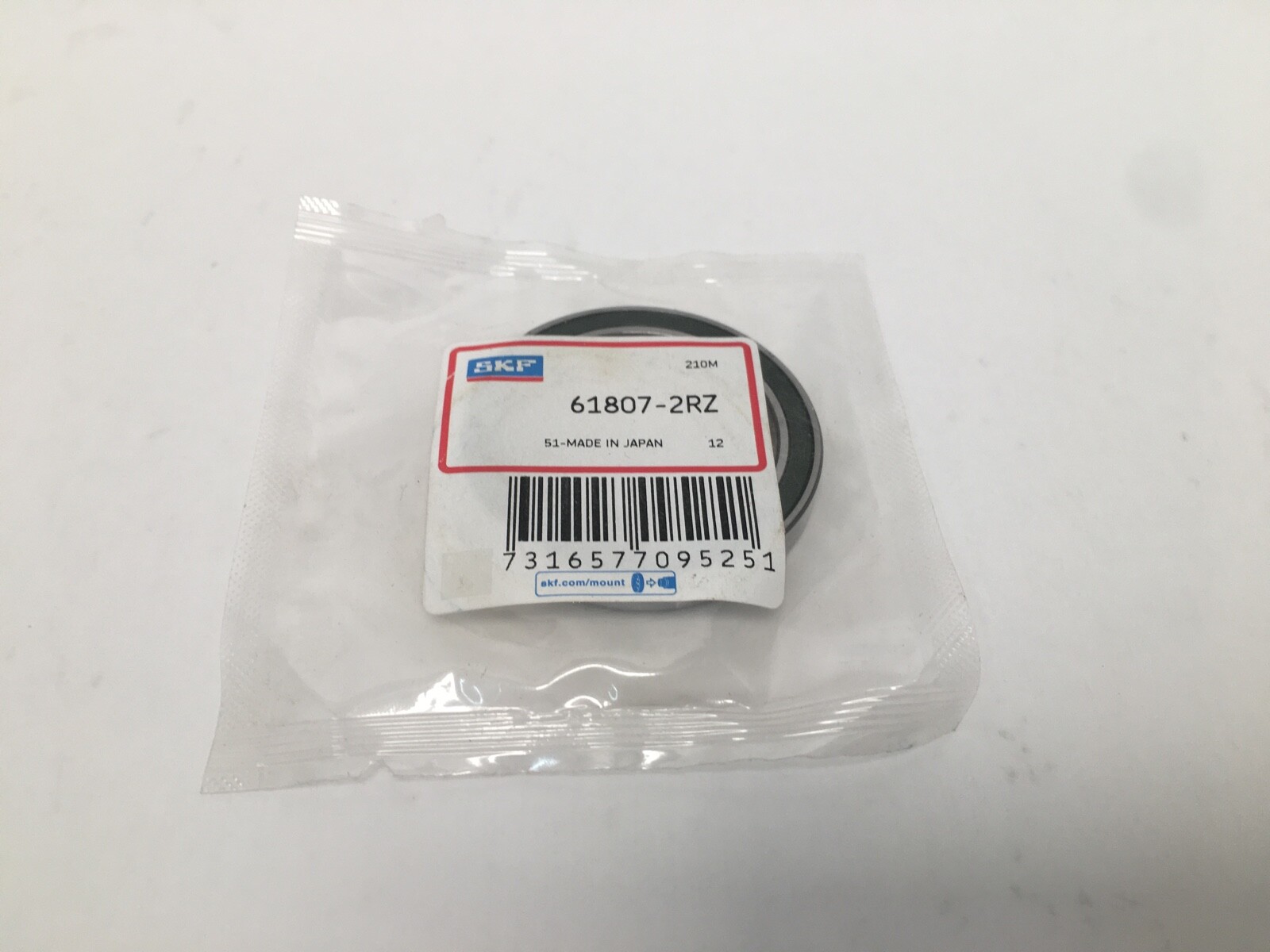 SKF 61807-2RZ Bearing Rubber Seals 35x47x7mm 61807 2RZ Japan