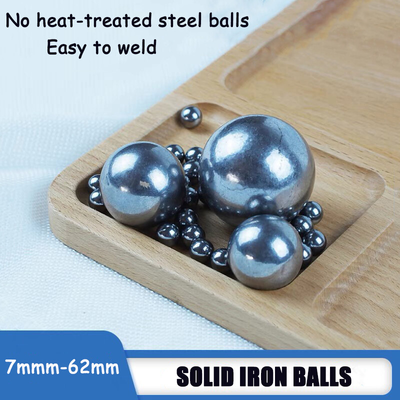 Dia 7mm to 63mm Solid Iron Balls Unhardened Steel Balls Perforated Welded Balls