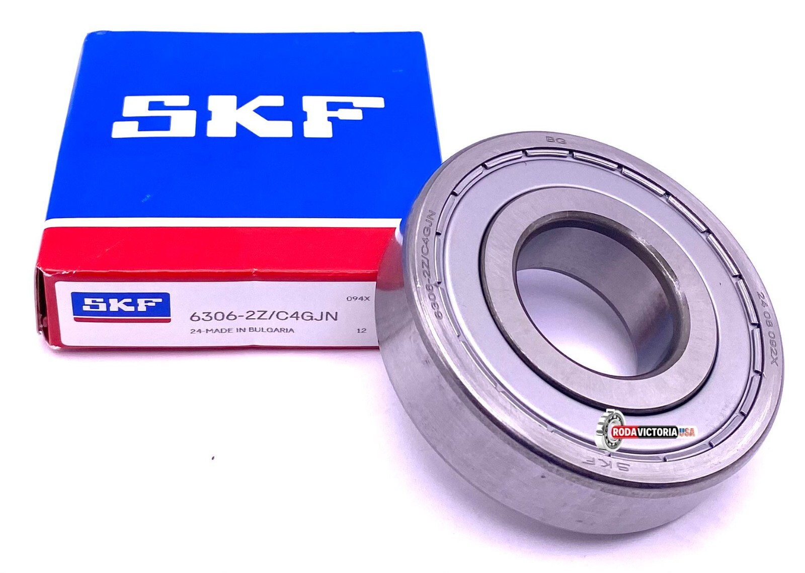 SKF 6306 ZZ C4 GJN Deep Groove Ball bearing, Metal Shielded 30x72x19 mm