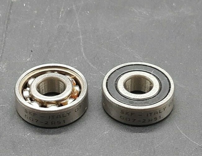 SKF 607-2RSH Deep Groove Ball Bearing Lot of 2