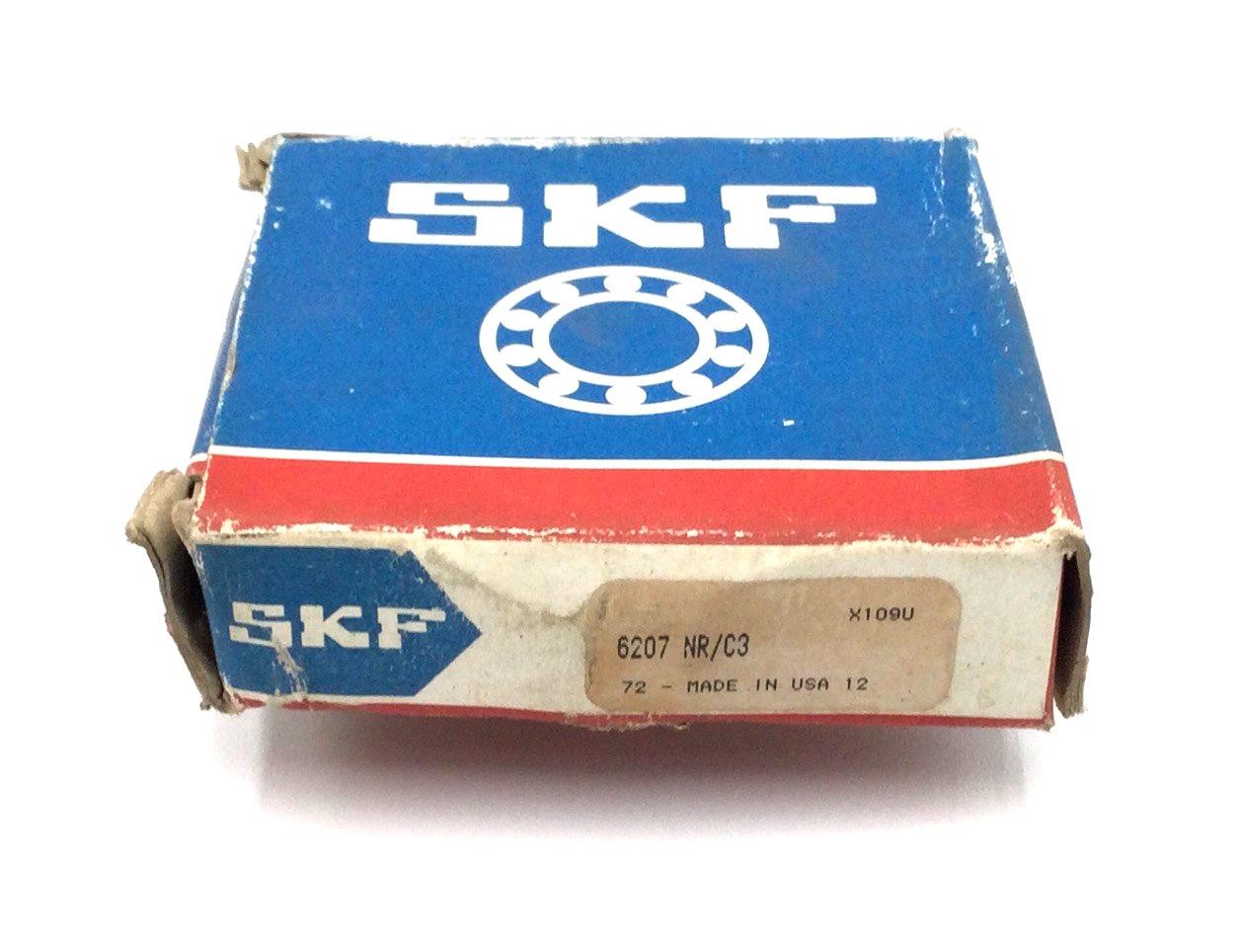SKF 6207 NR/C3 Deep Groove Ball Bearing With Snap Ring