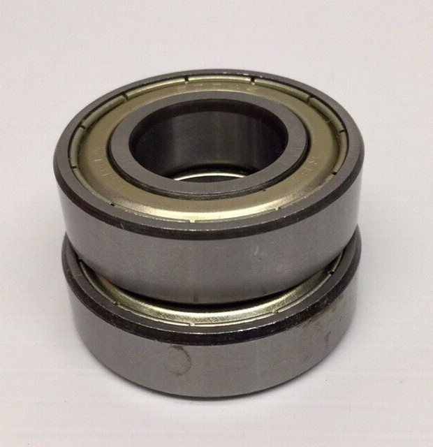 RBI 6004ZZ Ball Bearing 20mm ID 42mm OD 12mm Width Double Shielded (Pack Of 2)