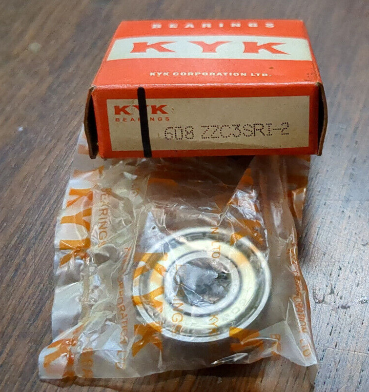 KYK 608ZZC3SRI-2 Radial / Deep Groove Ball Bearing, Double Shielded, Round Bore