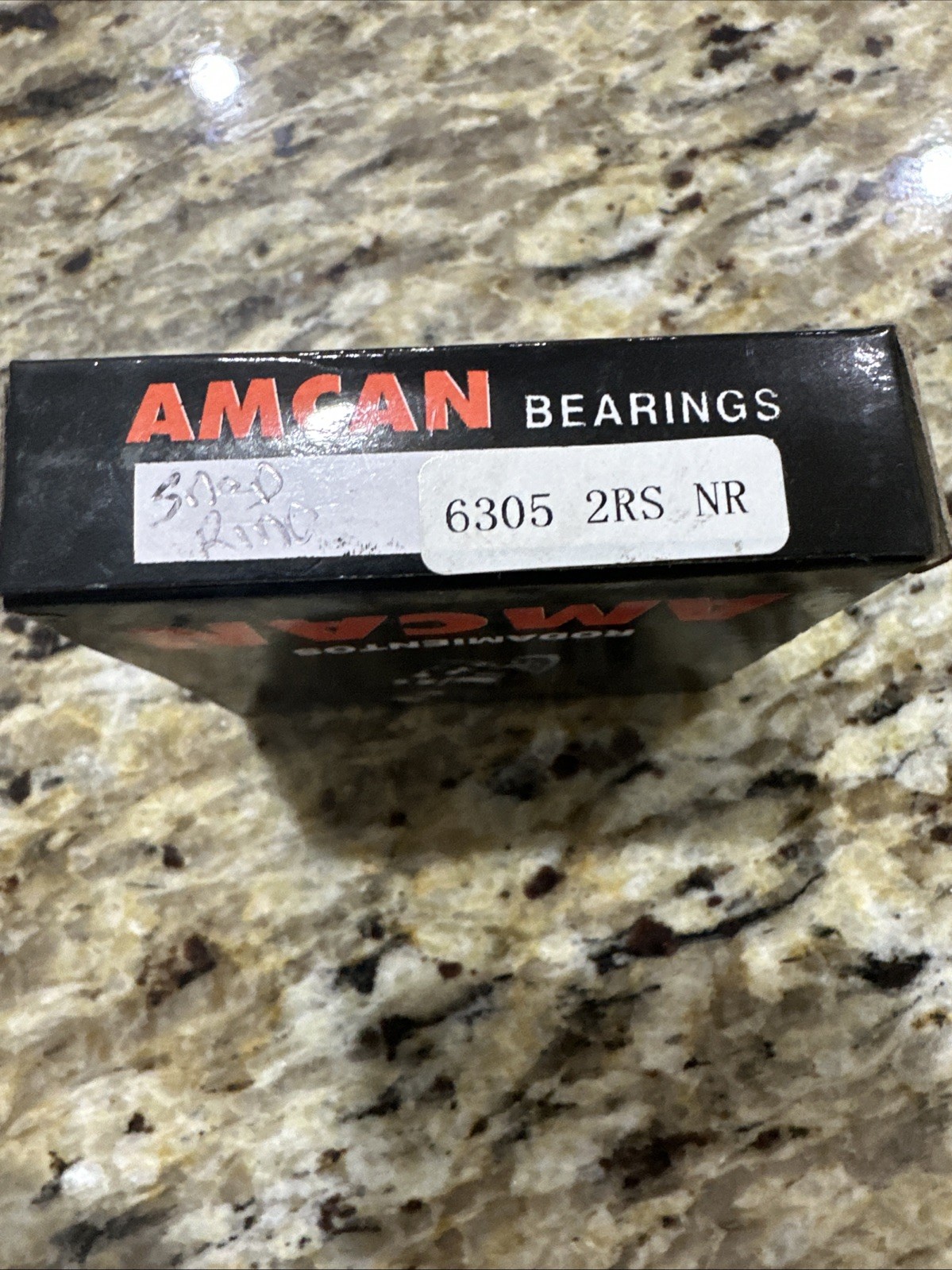 Amcan 6305 2RS NR Deep Groove Radial Ball Bearing