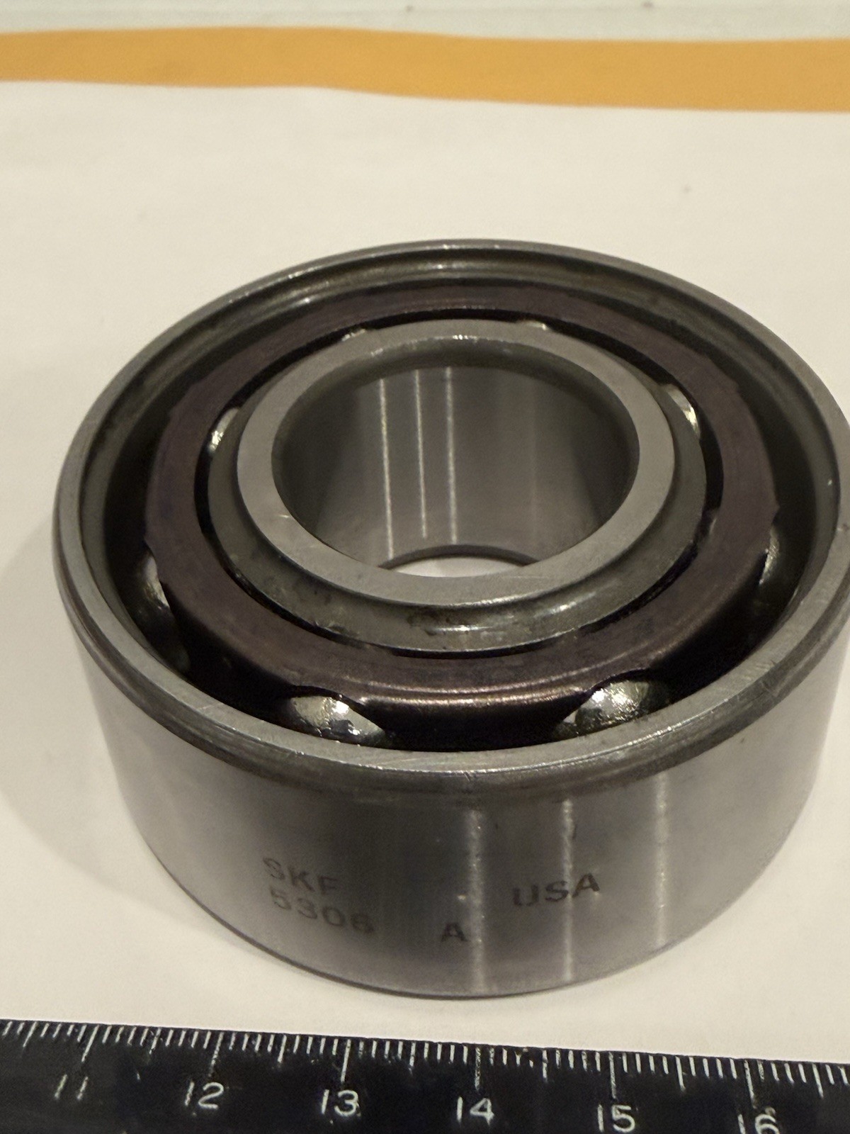New SKF 5306 A, Angular Contact Bearing, 30MM ID, 72MM OD, 1.1875″ Width