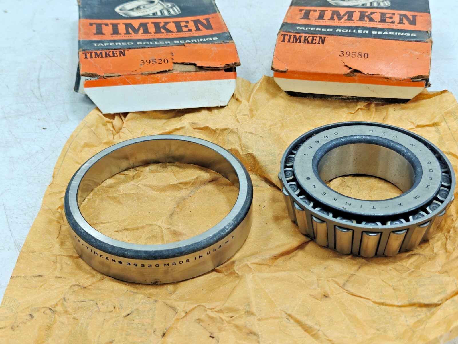 39580/39520 Timken New Tapered Roller Bearing Cone&Cup Timken 39580 / 39520 USA
