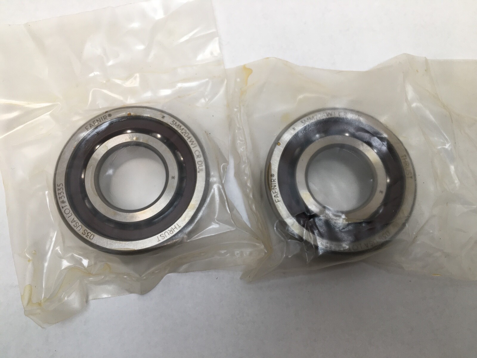 FAFNIR 3MM204WICR-DUL Angular Bearing 20x47x14mm 7204 3MM 204 WI CR DUL USA SET