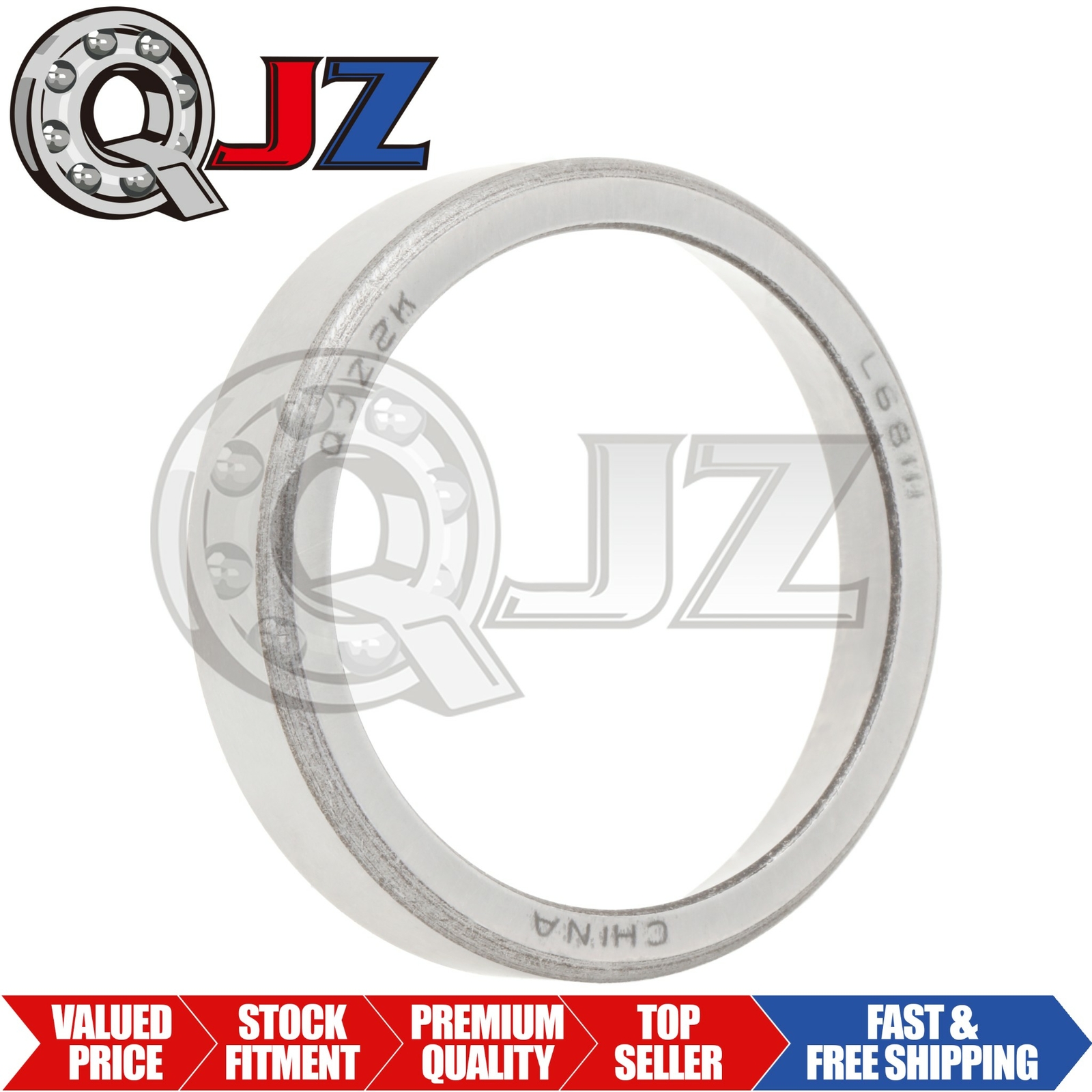 [1-Pack] L68111 Tapered Roller Bearing Cup 2.3612″ (Outer) x 0.470″ (Width)