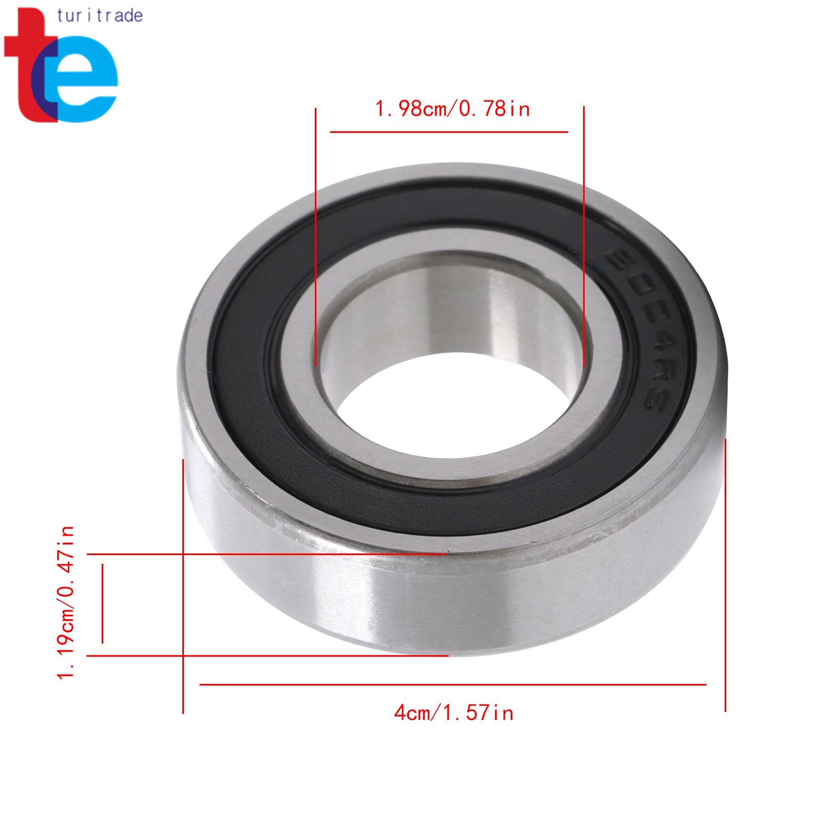 6004-2RS C3 Ball Bearings 10 Pack 20mm ID 42mm OD 12mm Wide Premium Sealed