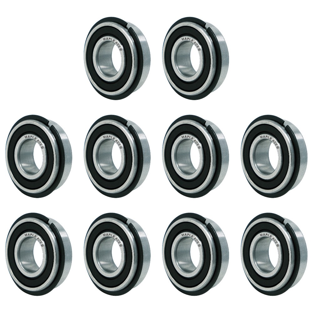 1622-2RSNR Ball Bearing w/Snap Ring 9/16″x1-3/8″x7/16″ Rubber Sealed (Qty 10)