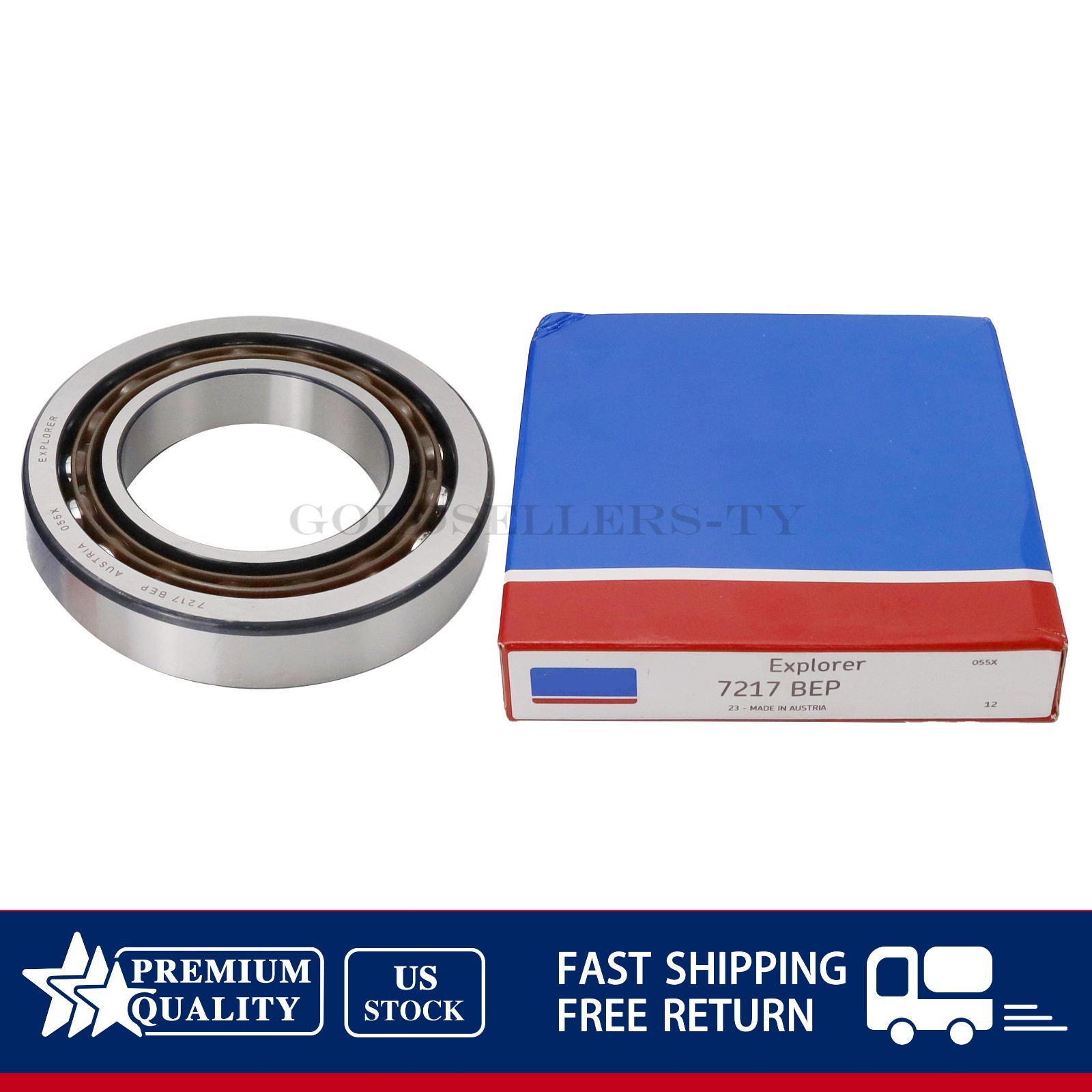 NEW Angular Contact Bearing Fits SKF 7217 BEP 85mm Bore Fast Shipping US