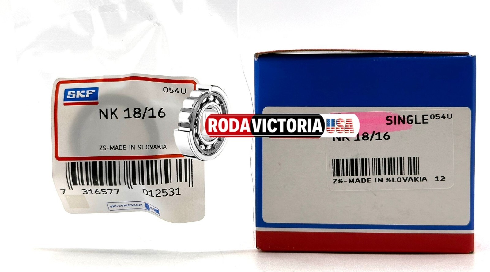 SKF FAG NTN NSK TORRINTON KOYO NK18/16 NEEDLE ROLLER BEARING OIL HOLE 18x26x16mm