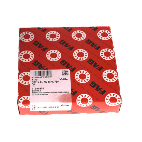 QJ215-XL-N2-MPA-F59-C4 FAG 75 x 130 x 25 mm FOUR-POINT CONT. BALL