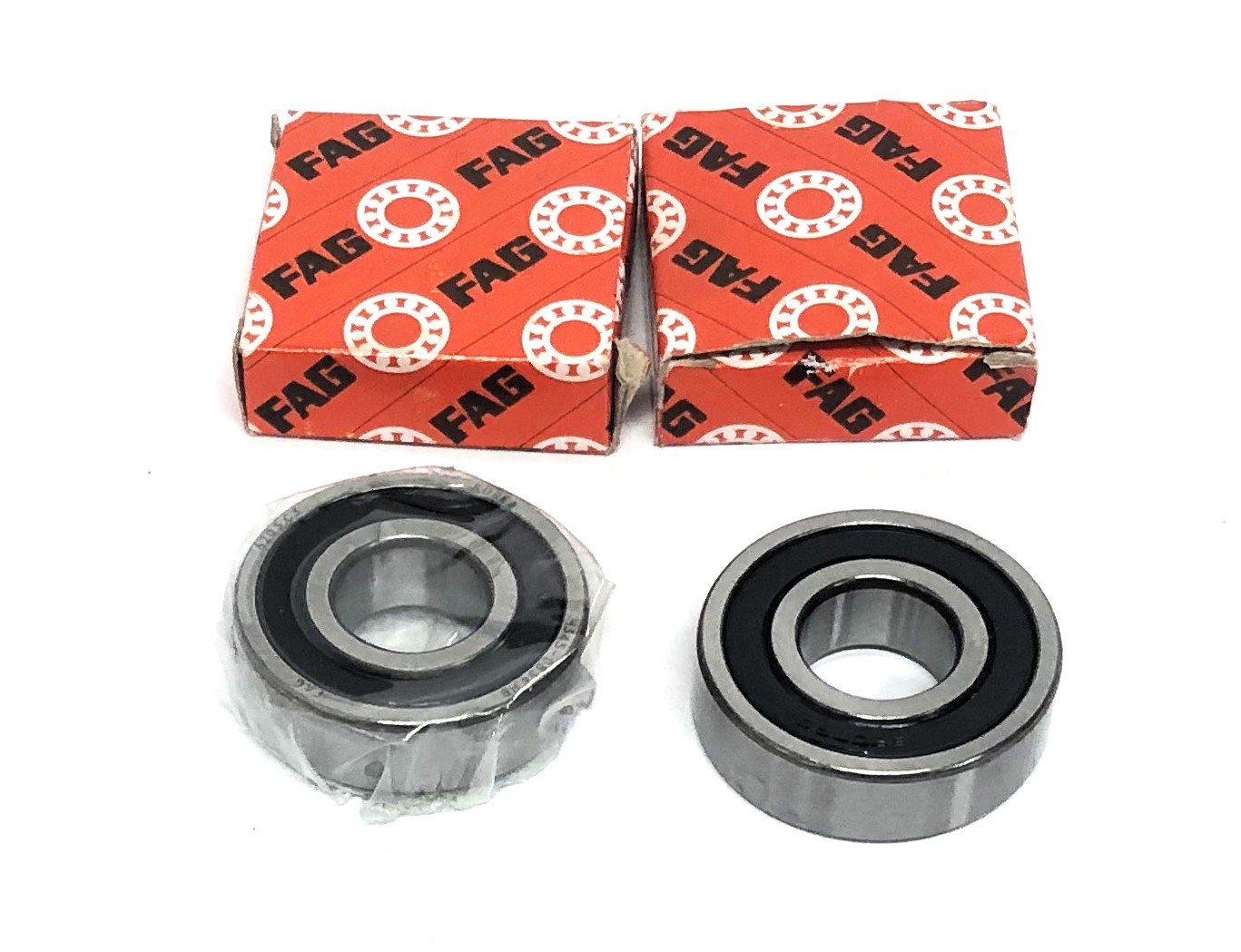 FAG Ball Bearing 6203.2RSR.C3.L38 [Lot of 2] NOS