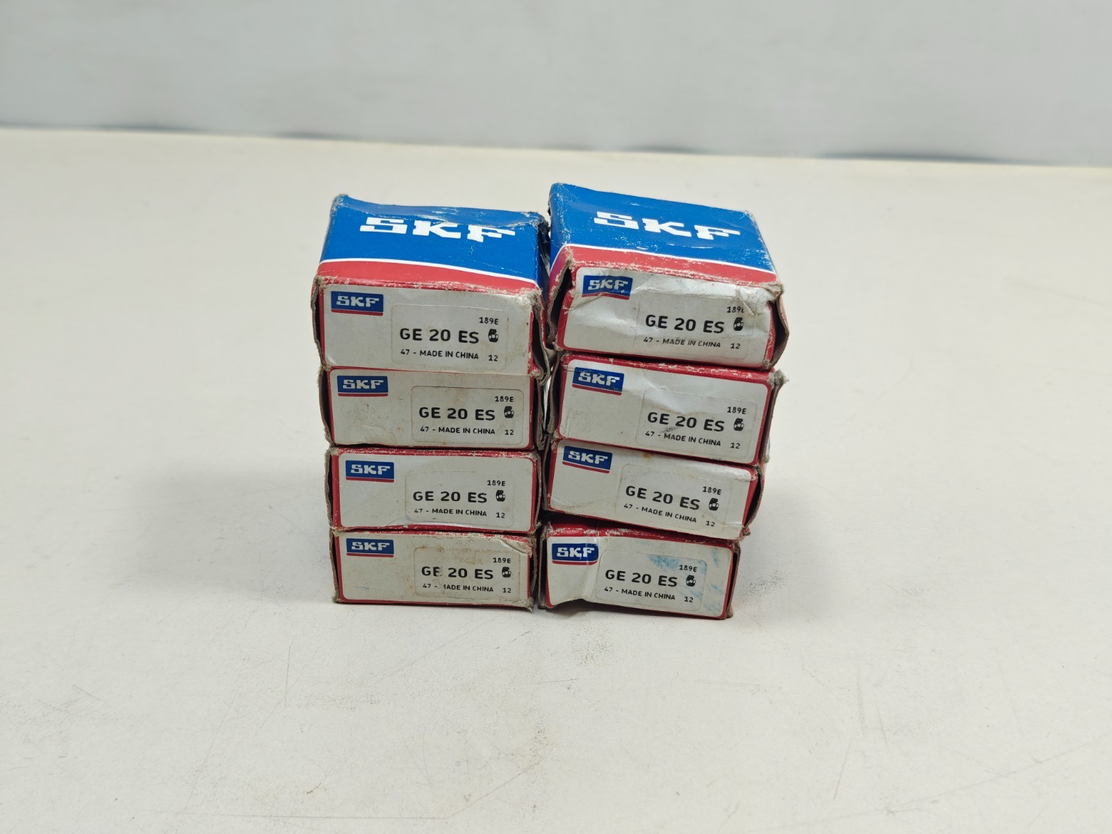 (Qty.8) GE20 ES SKF Radial Spherical PLain Bearing GE20ES 20x35x12mm Pack Of 8