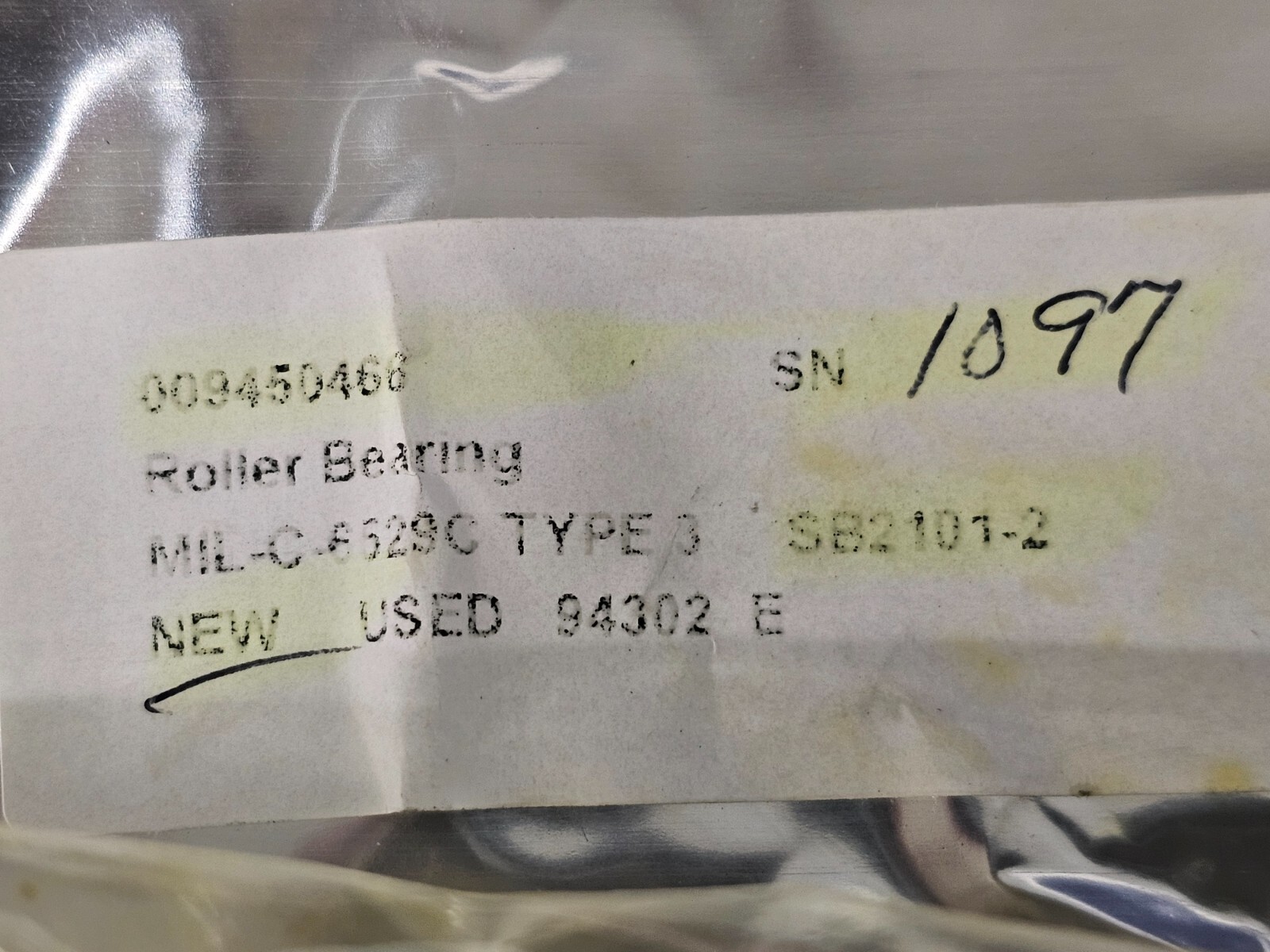 MRC SB2101-2 Roller Bearing Aircraft Helicopter CH53 3110009450466 R110KD400 NEW
