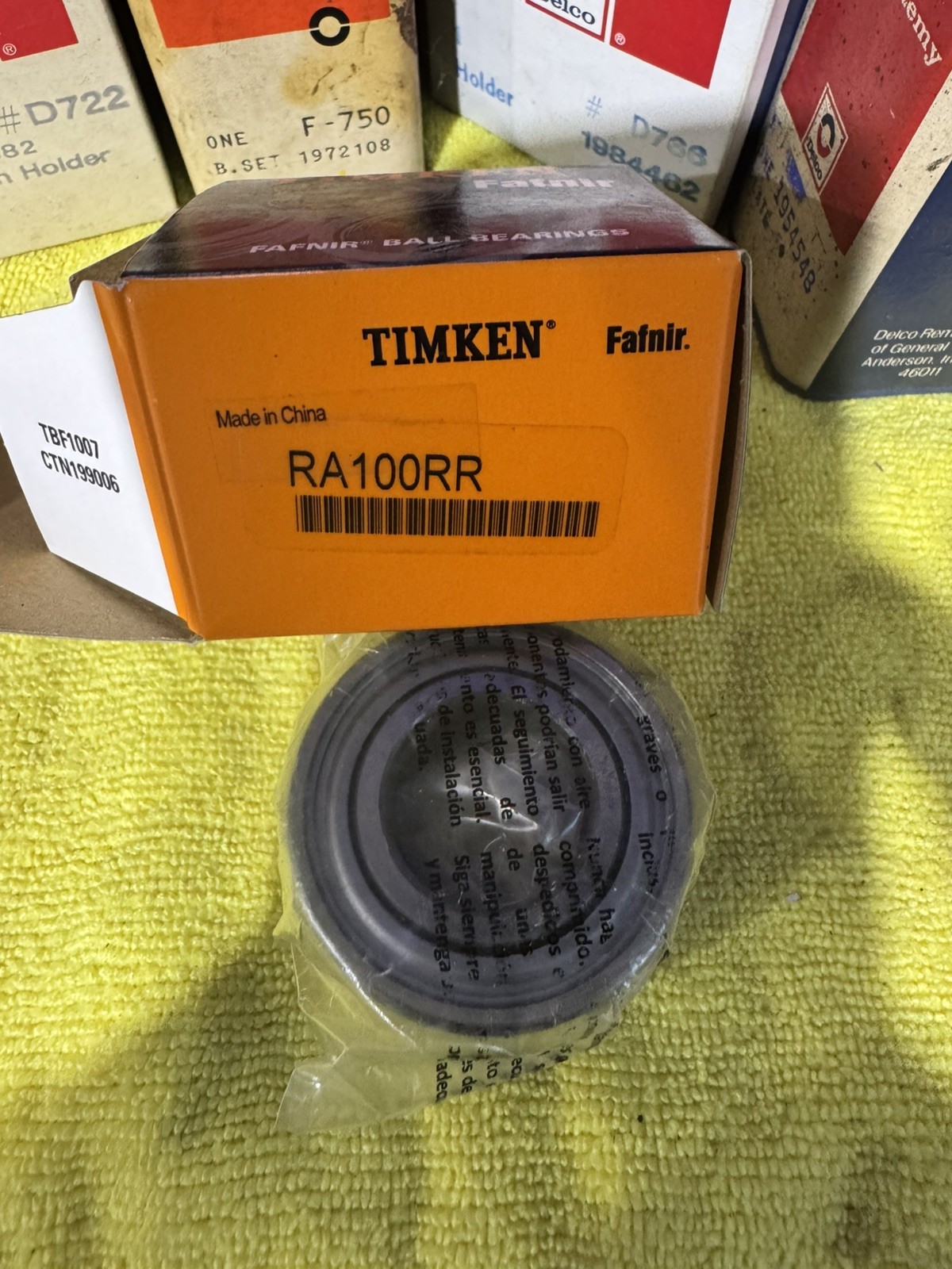 Timken Bearing #RA014RR, NOS, JFK-1550 – 6 bearings